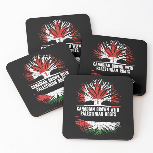 Item preview, Canadian Grown with Palestinian Roots Canada Flag designed and sold by CosmoKitsch.