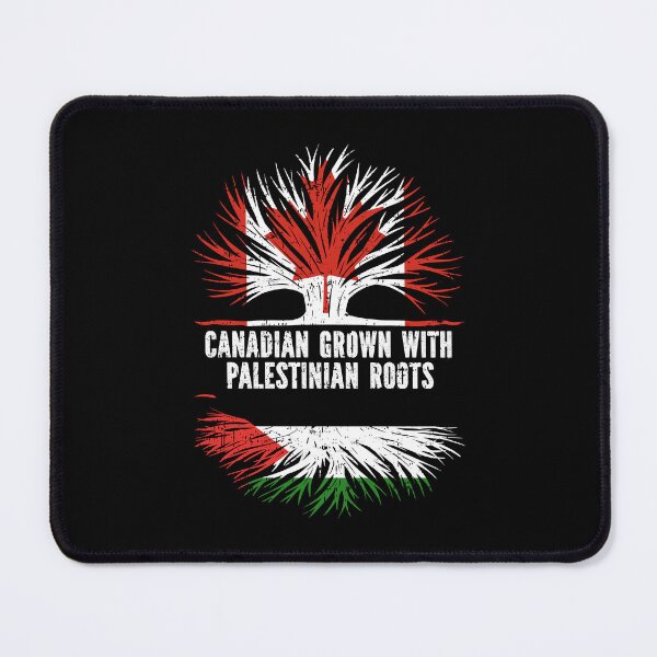 Item preview, Canadian Grown with Palestinian Roots Canada Flag designed and sold by CosmoKitsch.