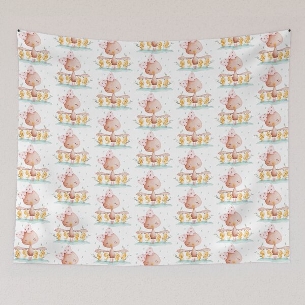 Item preview, Watercolor Mom and Baby Chick - Adorable Spring Vibe designed and sold by FuzionRaptor.