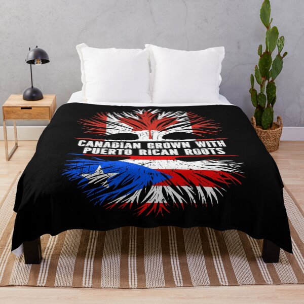 Item preview, Canadian Grown with Puerto Rican Roots Canada Flag designed and sold by CosmoKitsch.