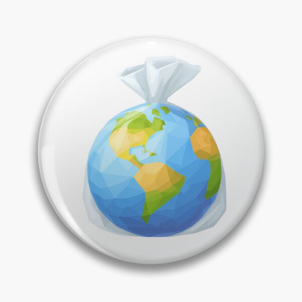 Item preview, Earth in Plastic Bag – Environmental Pollution Concept Art designed and sold by olenapetol.