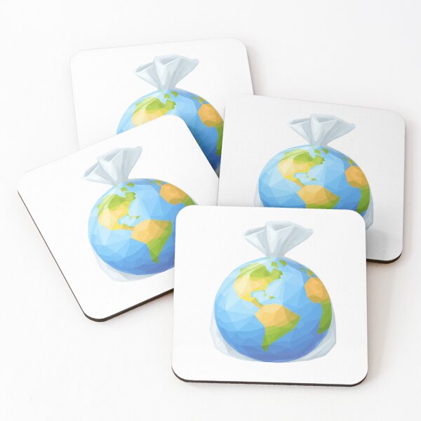 Item preview, Earth in Plastic Bag – Environmental Pollution Concept Art designed and sold by olenapetol.