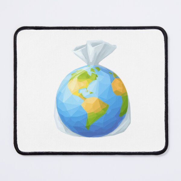 Item preview, Earth in Plastic Bag – Environmental Pollution Concept Art designed and sold by olenapetol.