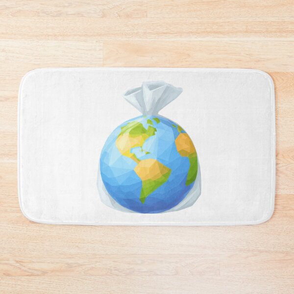 Item preview, Earth in Plastic Bag – Environmental Pollution Concept Art designed and sold by olenapetol.