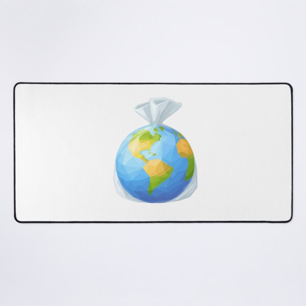 Item preview, Earth in Plastic Bag – Environmental Pollution Concept Art designed and sold by olenapetol.
