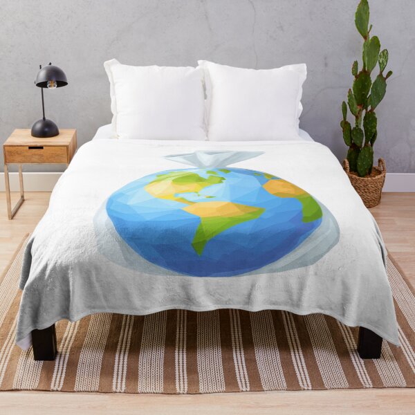 Item preview, Earth in Plastic Bag – Environmental Pollution Concept Art designed and sold by olenapetol.