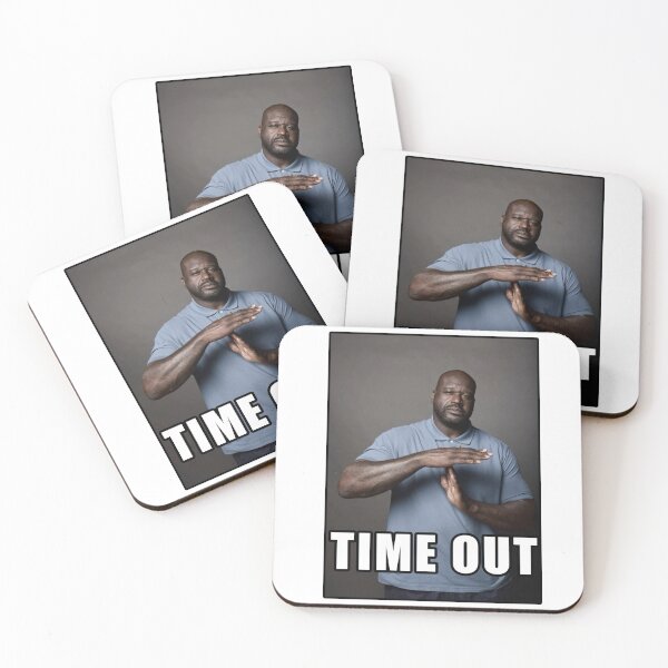 Item preview, SHAQ / SHAQUILLE O’NEAL TIME OUT / SLOW DOWN MEME GIF designed and sold by Python Designs .