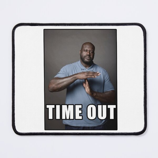 Item preview, SHAQ / SHAQUILLE O’NEAL TIME OUT / SLOW DOWN MEME GIF designed and sold by Python Designs .