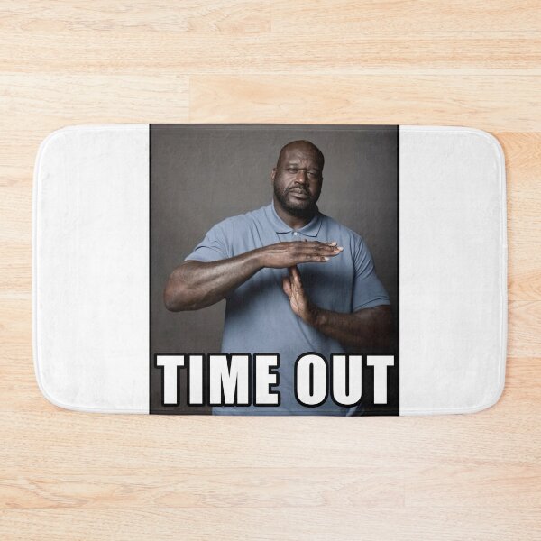 Item preview, SHAQ / SHAQUILLE O’NEAL TIME OUT / SLOW DOWN MEME GIF designed and sold by Python Designs .
