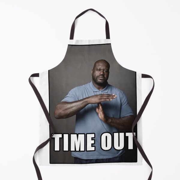 Item preview, SHAQ / SHAQUILLE O’NEAL TIME OUT / SLOW DOWN MEME GIF designed and sold by Python Designs .