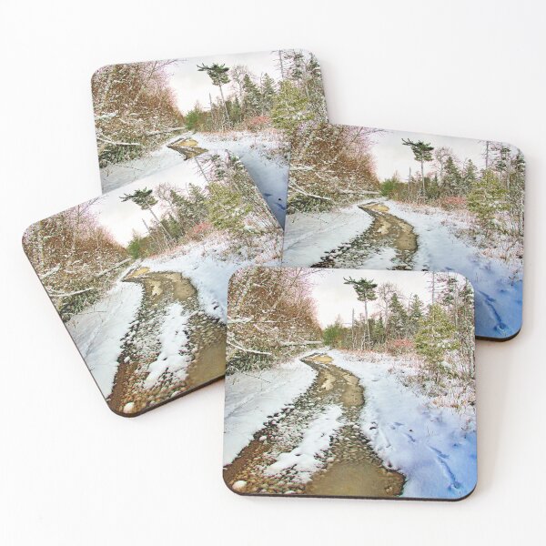 Item preview, Back Road Through a Thicket, Winter, Pocono Mountains, Pennsylvania designed and sold by AMacGPhilly.