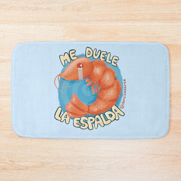Item preview, Me Duele La Espalda Shrimp Camarón Prawn designed and sold by danlikesarte.