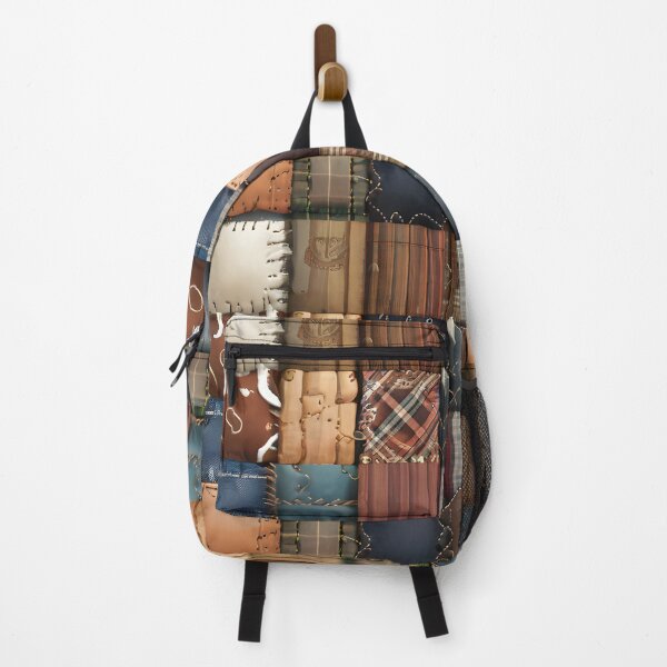 Item preview, Western Denim Leather Patchwork Rustic Country Design designed and sold by CoastalEmp.