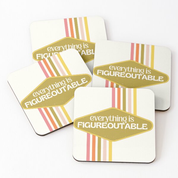 Item preview, Everything Is Figureoutable, Retro Wall Art designed and sold by juliaplusgents.