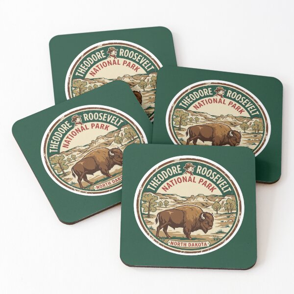 Item preview, Theodore Roosevelt National Park - North Dakota designed and sold by GoodOldVintage.