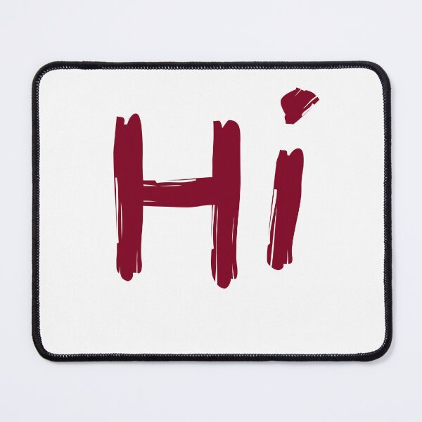 Item preview, Hi Minimalist Brush Stroke – Simple Aesthetic T-Shirt designed and sold by AM.87.
