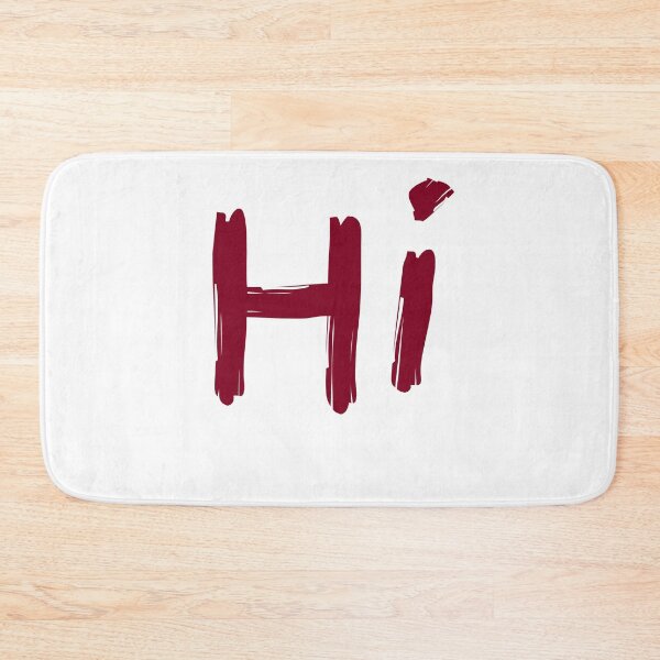 Item preview, Hi Minimalist Brush Stroke – Simple Aesthetic T-Shirt designed and sold by AM.87.
