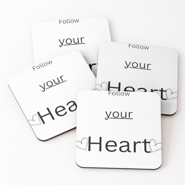 Item preview, Follow Your Heart – Minimal Love Typography Wall Art (Set of 3 Collection) designed and sold by sabahn.