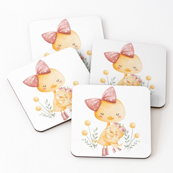 Item preview, Watercolor Mom and Baby Duck - Adorable Spring Vibe designed and sold by FuzionRaptor.