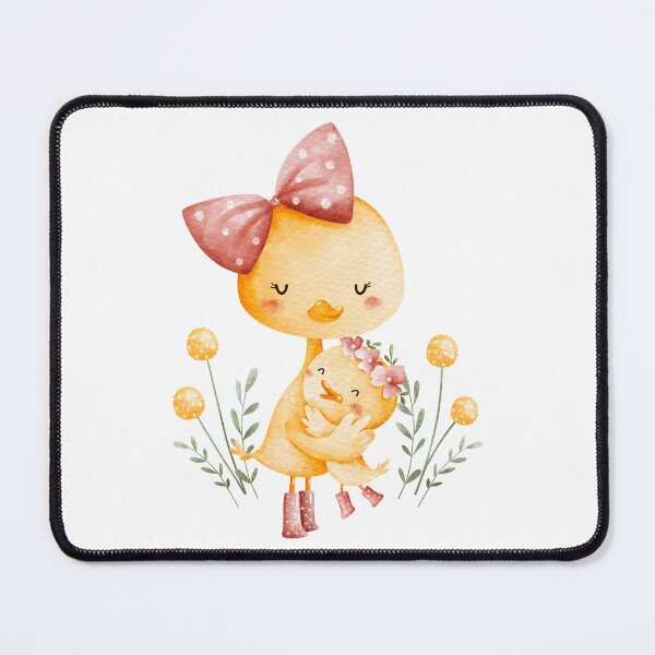 Item preview, Watercolor Mom and Baby Duck - Adorable Spring Vibe designed and sold by FuzionRaptor.