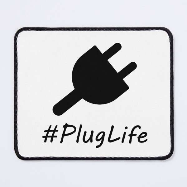 Item preview, #PlugLife | Funny Electrical Plug Pun   designed and sold by Lainey1978.