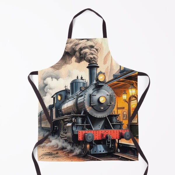 Item preview, Minimal Railway Aesthetic – Vintage Train Design designed and sold by semenol.