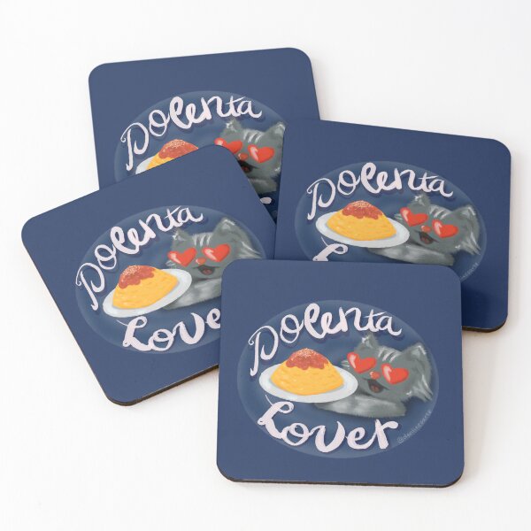 Item preview, Polenta Lover Love Cat designed and sold by danlikesarte.