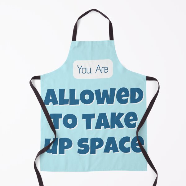 Item preview, You Are Allowed To Take Up Space - Affirmation - Blue Minimal - Self Love - Back designed and sold by LAJdesigns.