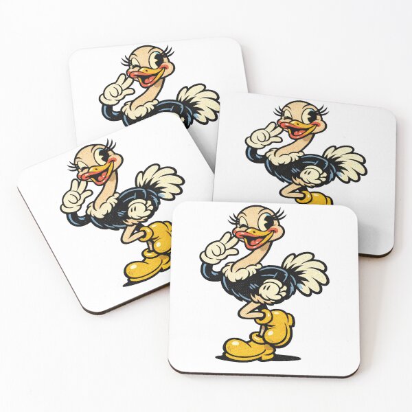 Item preview, Retro Ostrich Vibes – Peace & Playfulness designed and sold by ForeverPrintsOK.