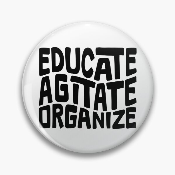 Item preview, Educate Agitate Organize Word Art designed and sold by Unhinged Heather.