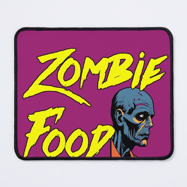 Item preview, Terrifying Zombie Face Zombie Food Funny Horror Design Gift for Zombie Fans designed and sold by AstronautMerch.