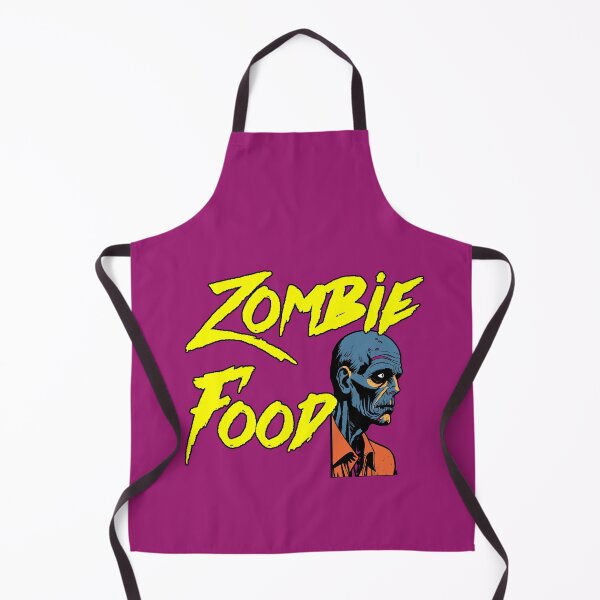 Item preview, Terrifying Zombie Face Zombie Food Funny Horror Design Gift for Zombie Fans designed and sold by AstronautMerch.