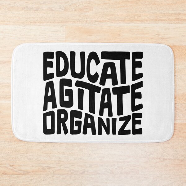 Item preview, Educate Agitate Organize Word Art designed and sold by Unhinged Heather.