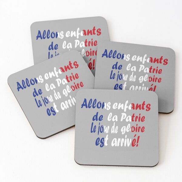 Item preview, France excerpt from the national anthem with flag motifs designed and sold by JR78.