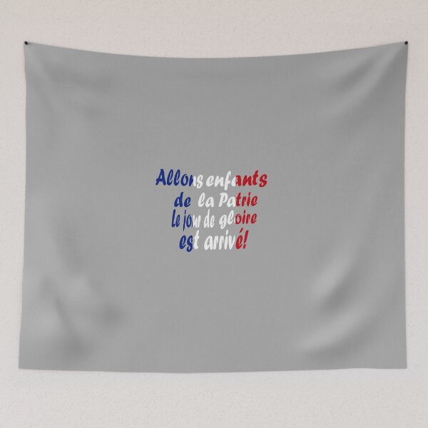 Item preview, France excerpt from the national anthem with flag motifs designed and sold by JR78.