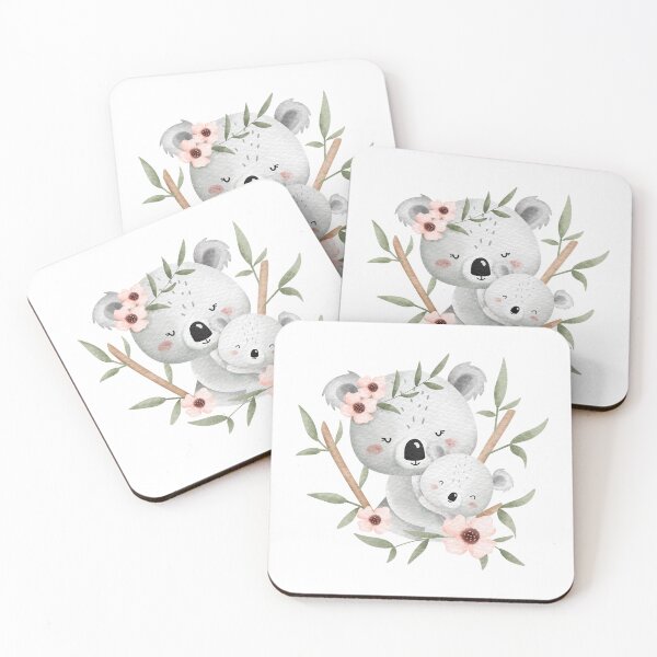 Item preview, Watercolor Mom and Baby Koala - Adorable Spring Vibe designed and sold by FuzionRaptor.