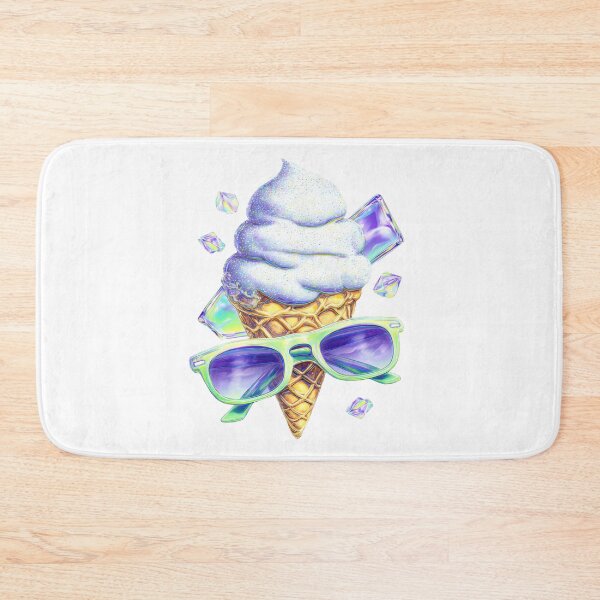Item preview, Y2K Ice Cream with Sunglasses – Hyperpop Summer Aesthetic designed and sold by olenapetol.