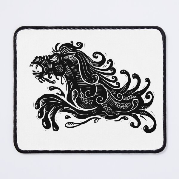 Item preview, Folklore woodcut kelpie designed and sold by Magpye.