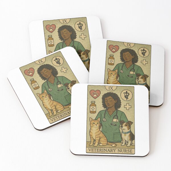 Item preview, The Veterinary Nurse Tarot Card  designed and sold by introVETed.