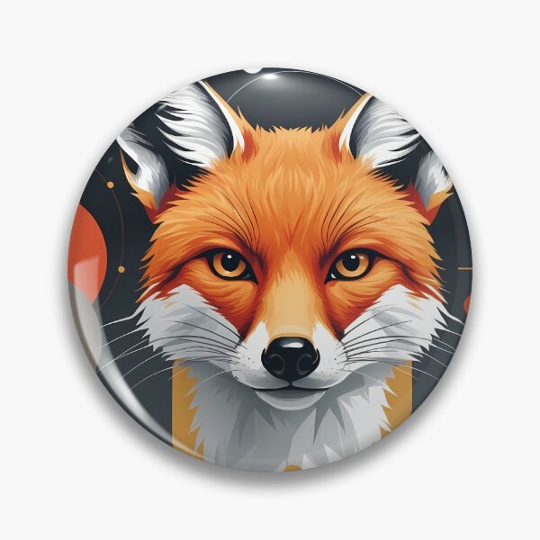 Item preview, Fox geometric abstraction designed and sold by LioTou.
