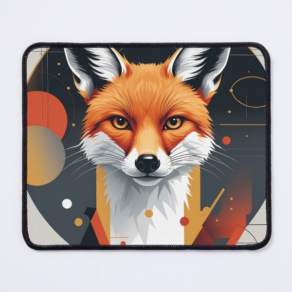 Item preview, Fox geometric abstraction designed and sold by LioTou.