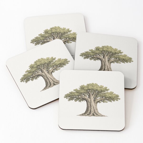 Item preview, Oregon White Oak – Tree Portrait Illustration designed and sold by Ombrya.