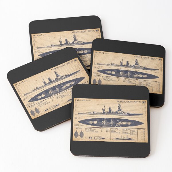 Item preview, Nagato Class Japanese WW2 Battleship Identification Diagram designed and sold by MilitaryMart.