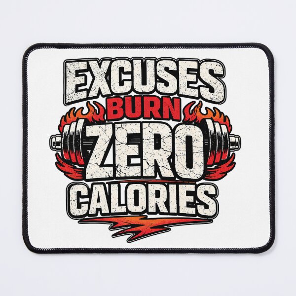 Item preview, Excuses Burn Zero Calories designed and sold by Old Man Athletics.