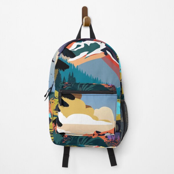 Item preview, Paisaje Montañoso Colorido con Fauna Silvestre designed and sold by Arturo Daniel Garcia Palomo.