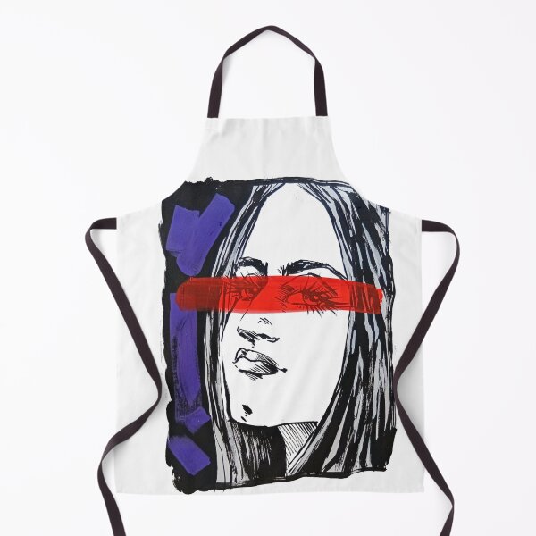 Item preview, Blind Vision – Abstract Portrait with Red Interference designed and sold by RennerRangel.