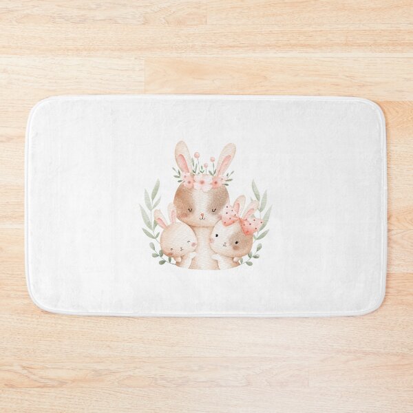 Item preview, Watercolor Mom and Baby Rabbit - Adorable Spring Vibe designed and sold by FuzionRaptor.