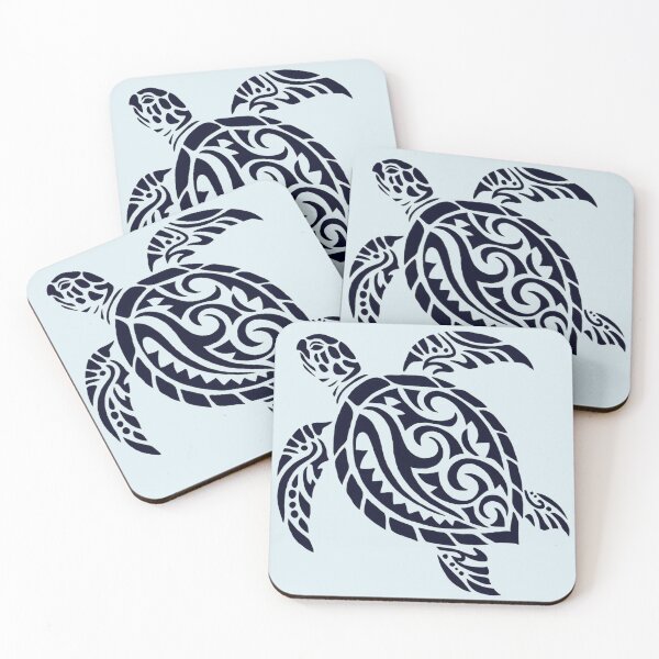 Item preview, Tribal Sea Turtle Illustration – Polynesian Style Ocean Animal Art designed and sold by ArcticFoxStudio.