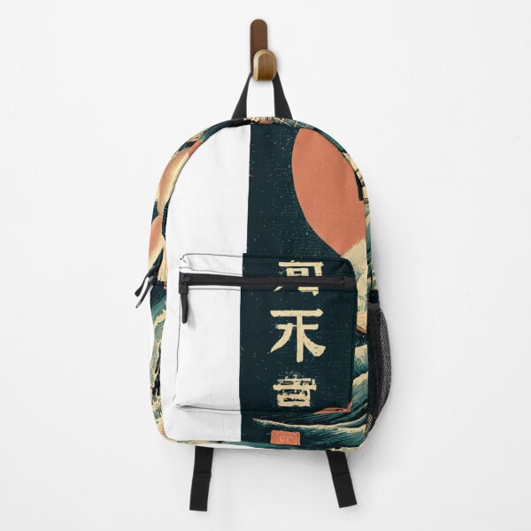 Item preview, Samurai Bunny Riding the Great Wave – Japanese Ukiyo Style Kawaii Art designed and sold by De Aqui y de Alla Studio.