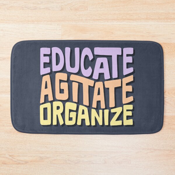 Item preview, Educate Agitate Organize Word Art designed and sold by Unhinged Heather.